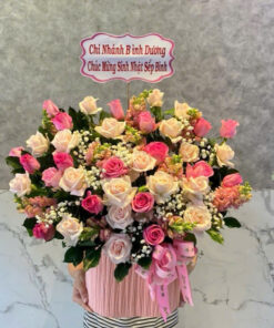 Giỏ Hoa Sang Trọng – G25